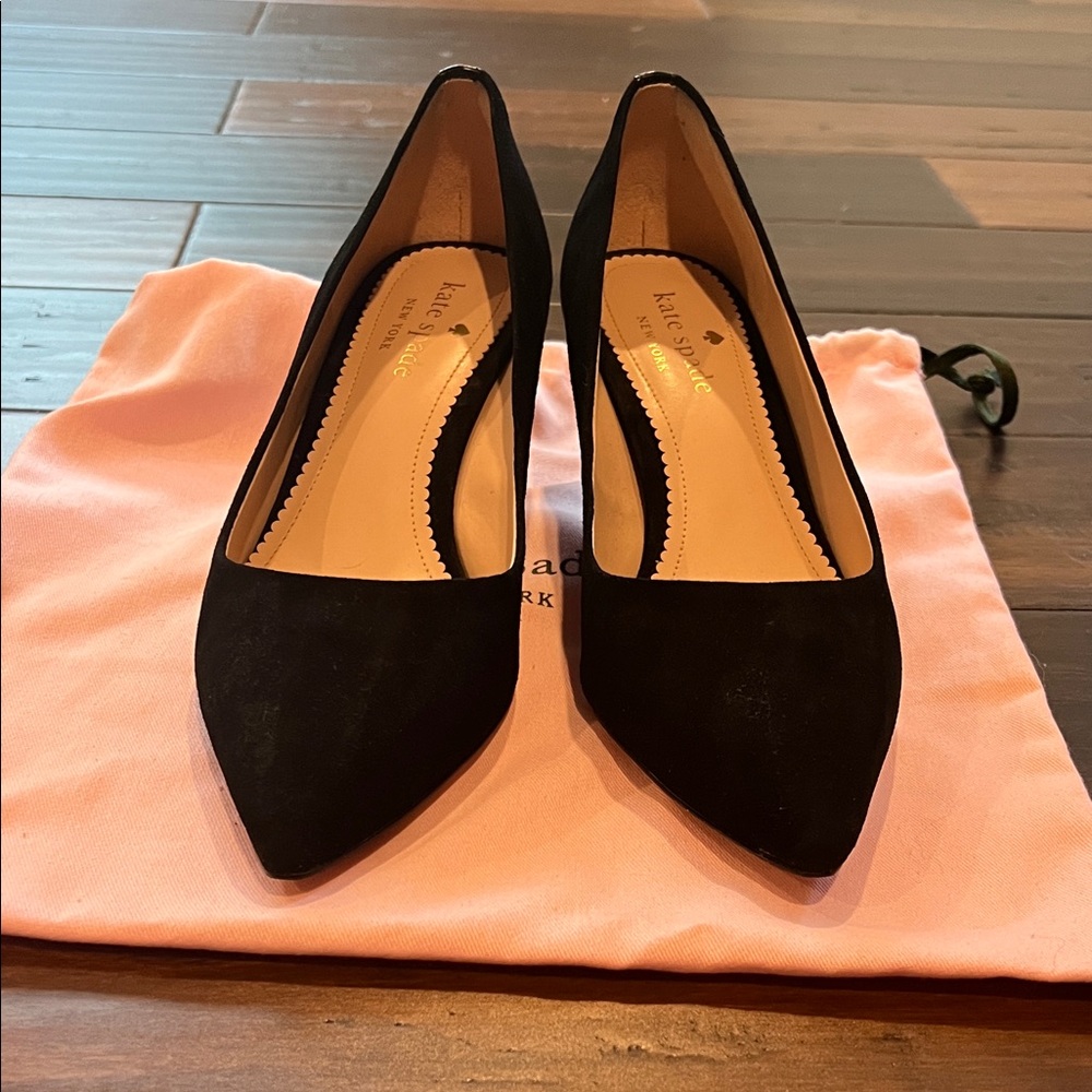 Kate Spade Crystalline Black Heels